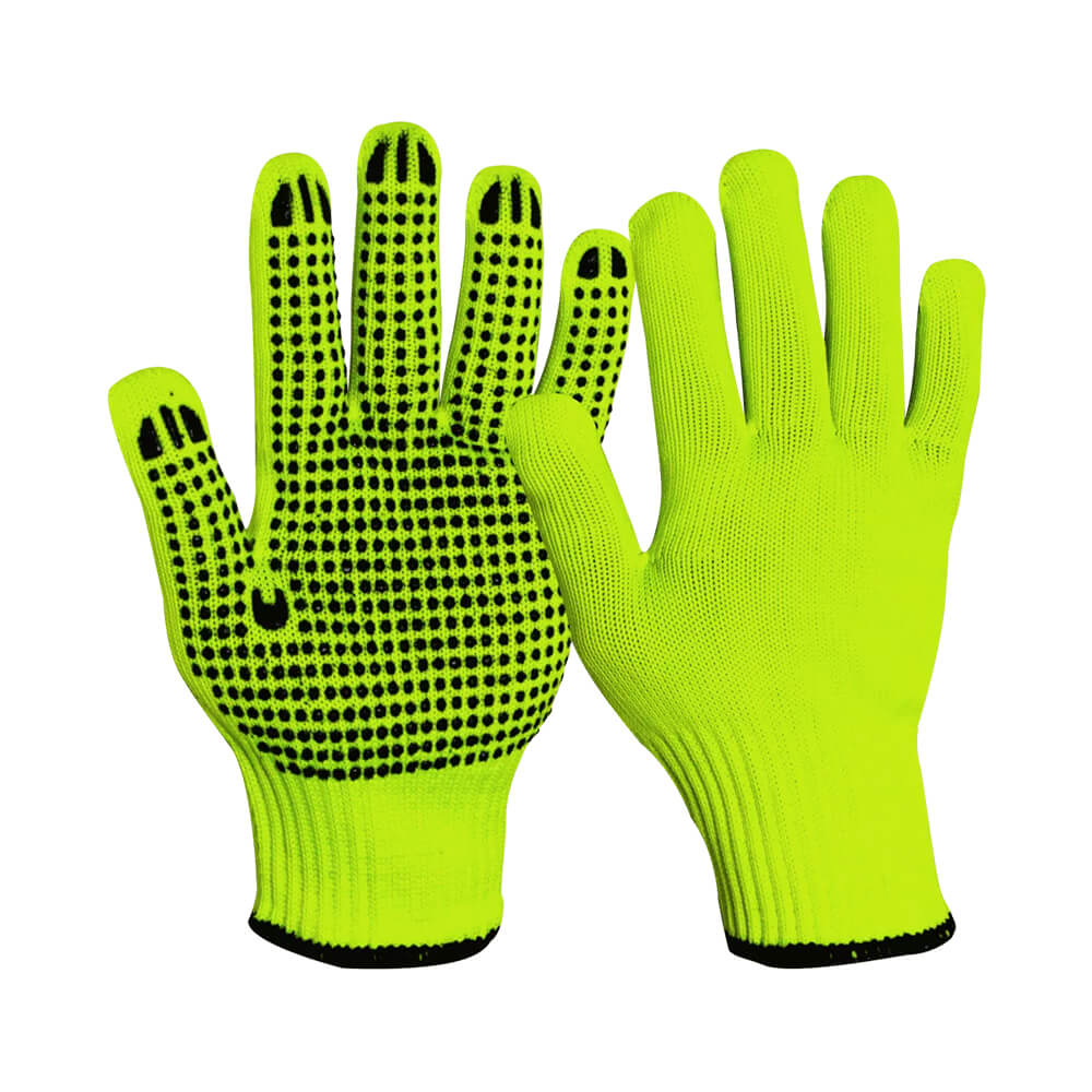 Guantes de hilo verde